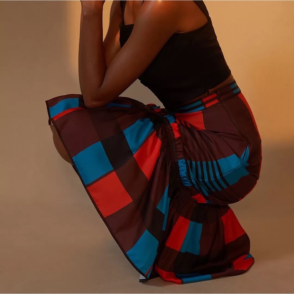 Anthropologie Eva Franco Flounced Midi Skirt - Picture 3 of 15